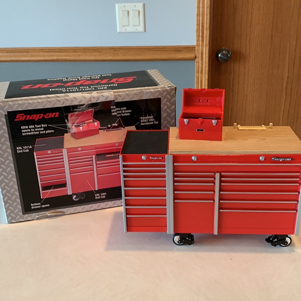 Snap-On Die Cast Metal Tool Storage Bank Replica